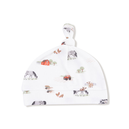 Knotted Hat - Little Farm