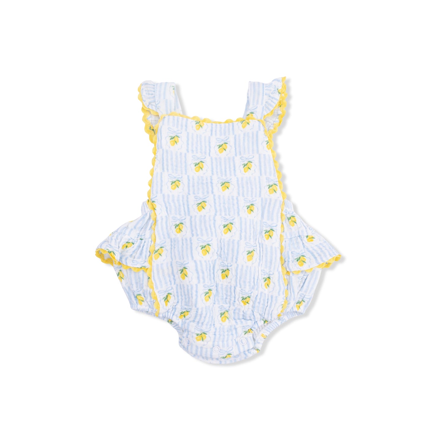 Lovely Lemons - Ric Rac Ruffle Sunsuit