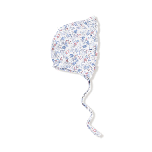 Country Girl Floral Ruffle Bonnet
