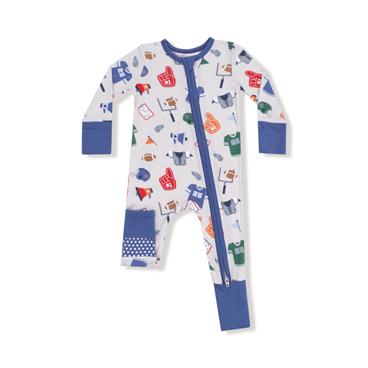 2 Way Zipper Sleeper - Game Day