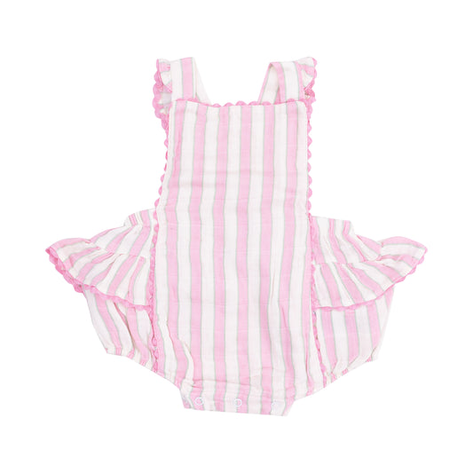 Candy Stripe Muslin Sunsuit