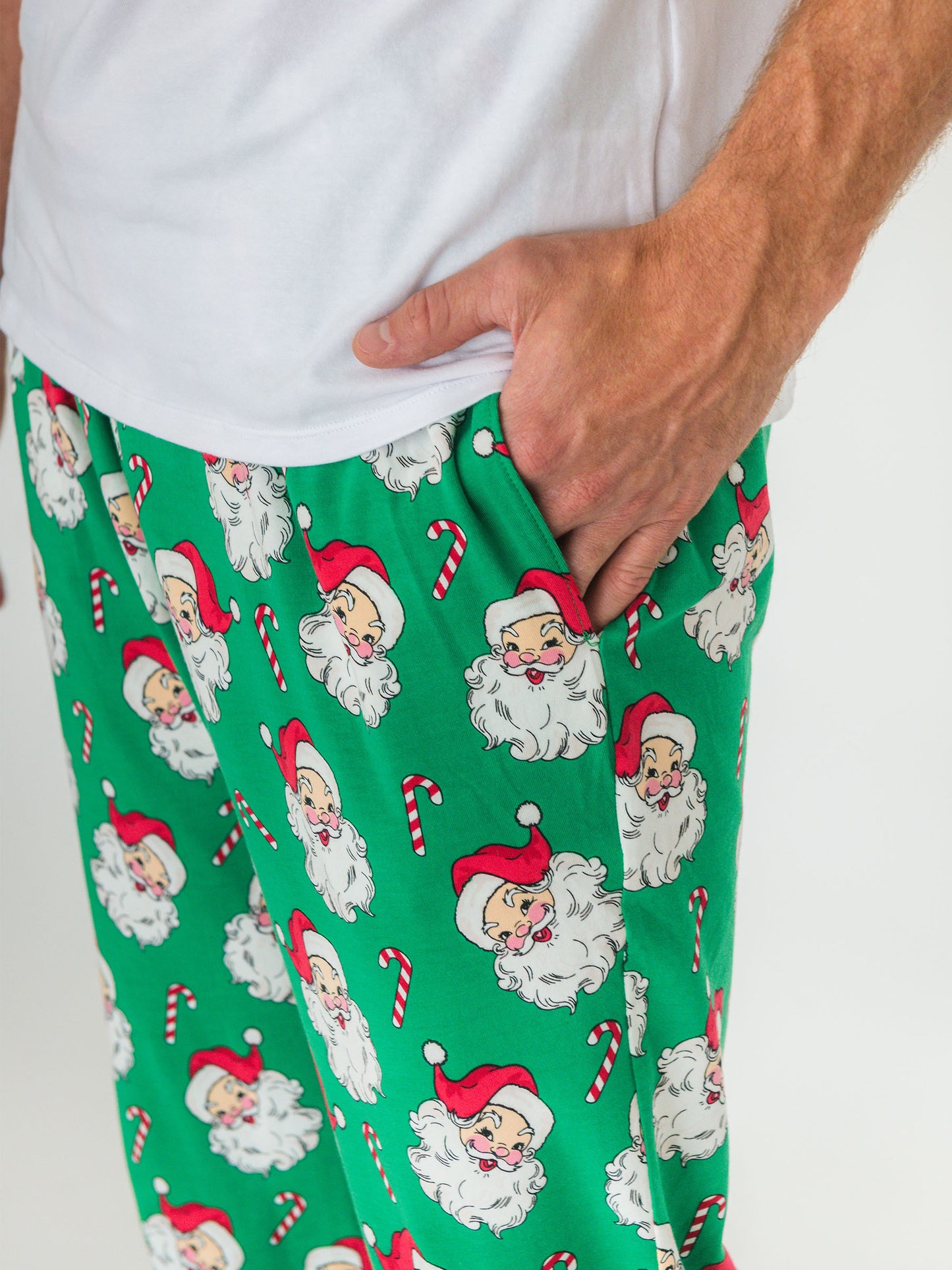 Green Santa Joy Adult Pajama Pant