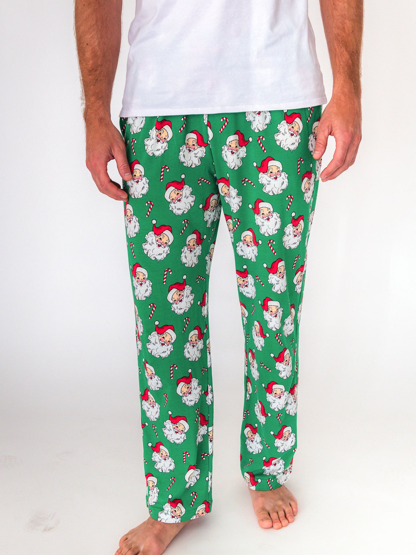 Green Santa Joy Adult Pajama Pant