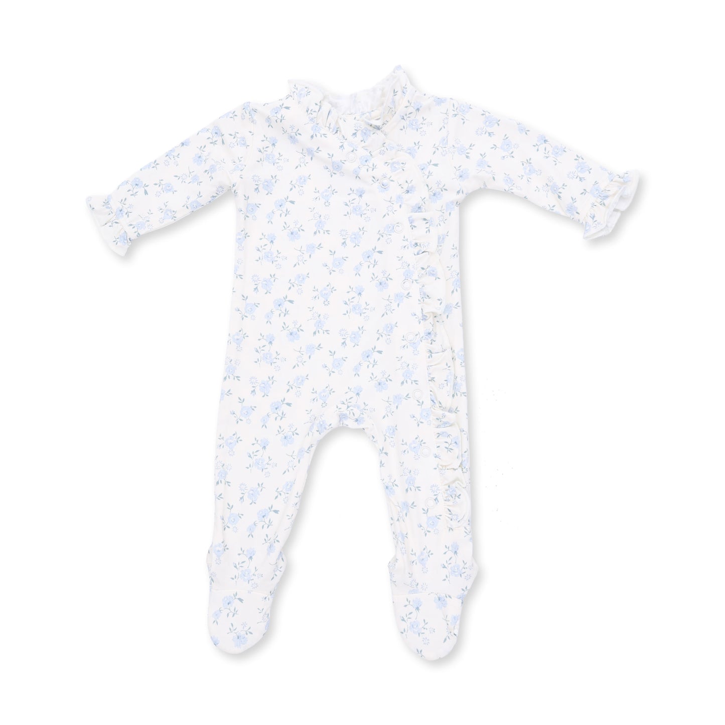 Rose Briar - Kimono Ruffle Snap Footie