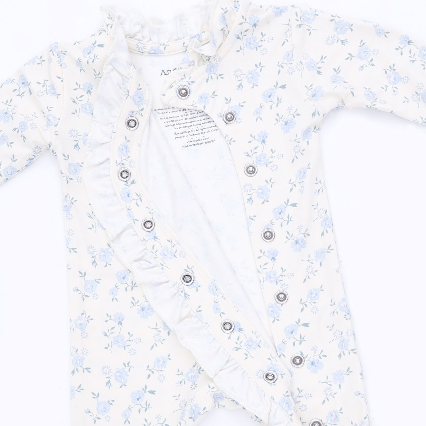 Rose Briar - Kimono Ruffle Snap Footie