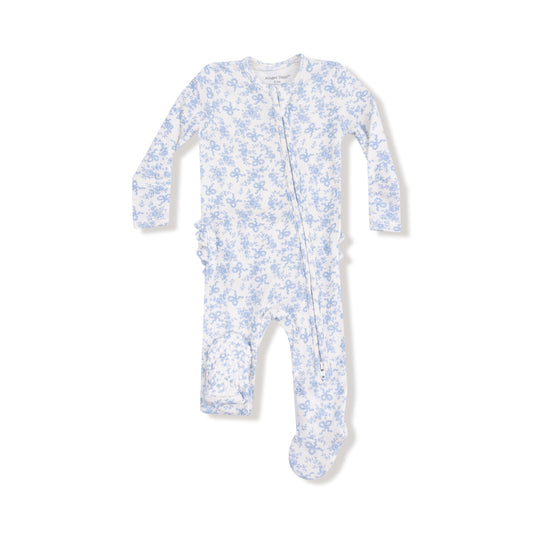 2 Way Zipper Footie - Romi Floral