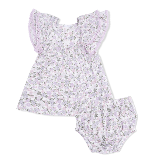 Shannon Floral V Neck Bloomer and Dress