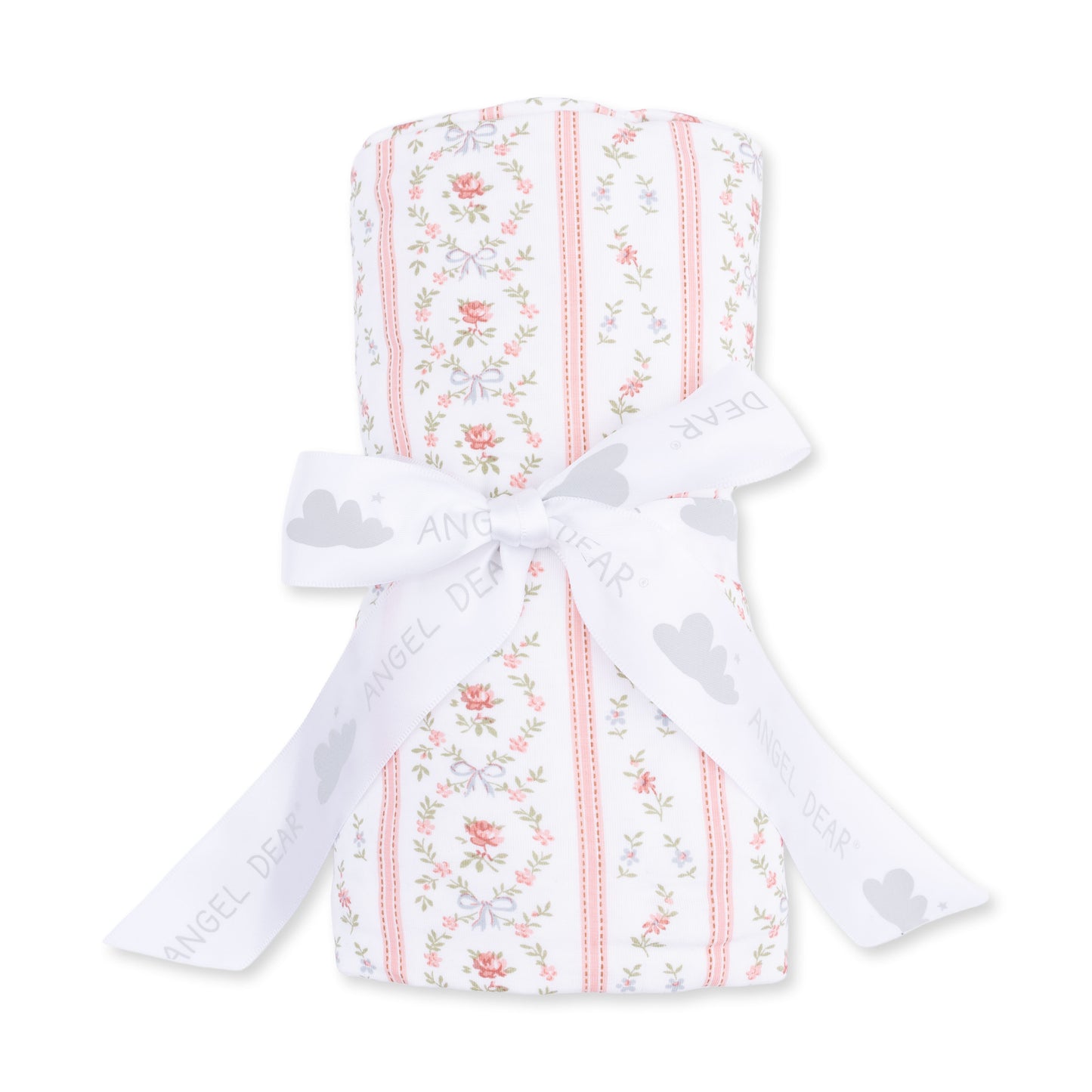 Marnie Rosebud Stripe - Swaddle Blanket