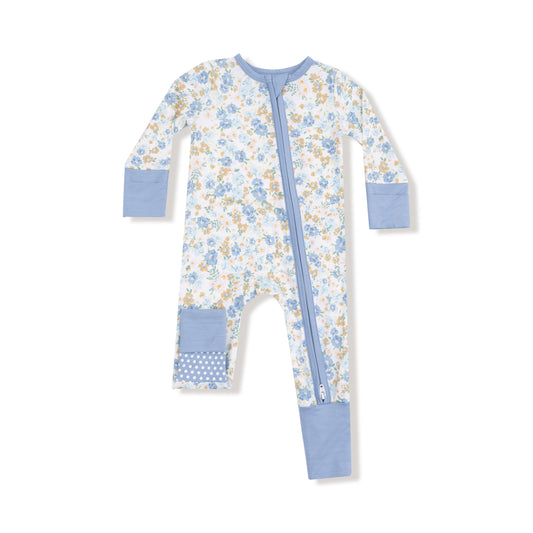 2 Way Zipper Sleeper - Sweet Rose Calico