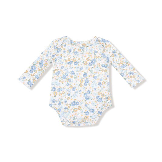 Lap Shoulder Bodysuit - Sweet Rose Calico