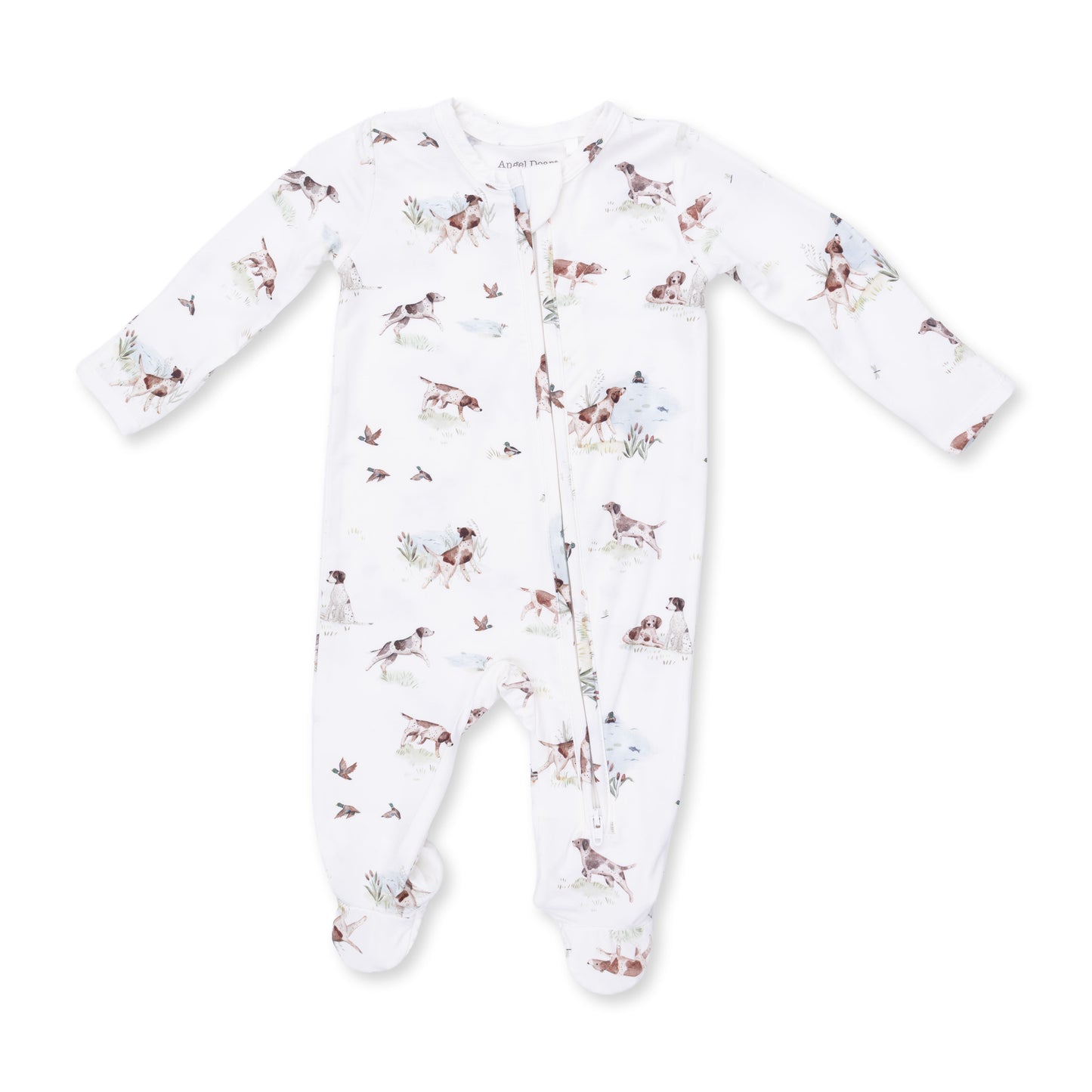 Pointer Pups and Duck Buddies - 2 Way Zipper Footie