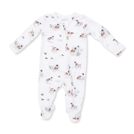 Pointer Pups and Duck Buddies - 2 Way Zipper Footie