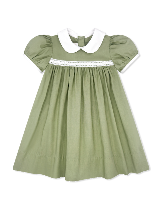 Stamford Sage Ribbon Dress