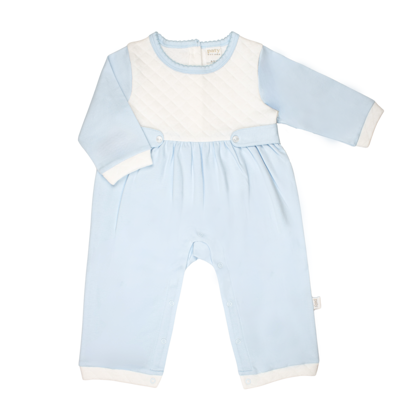 Jacquard Romper - Blue