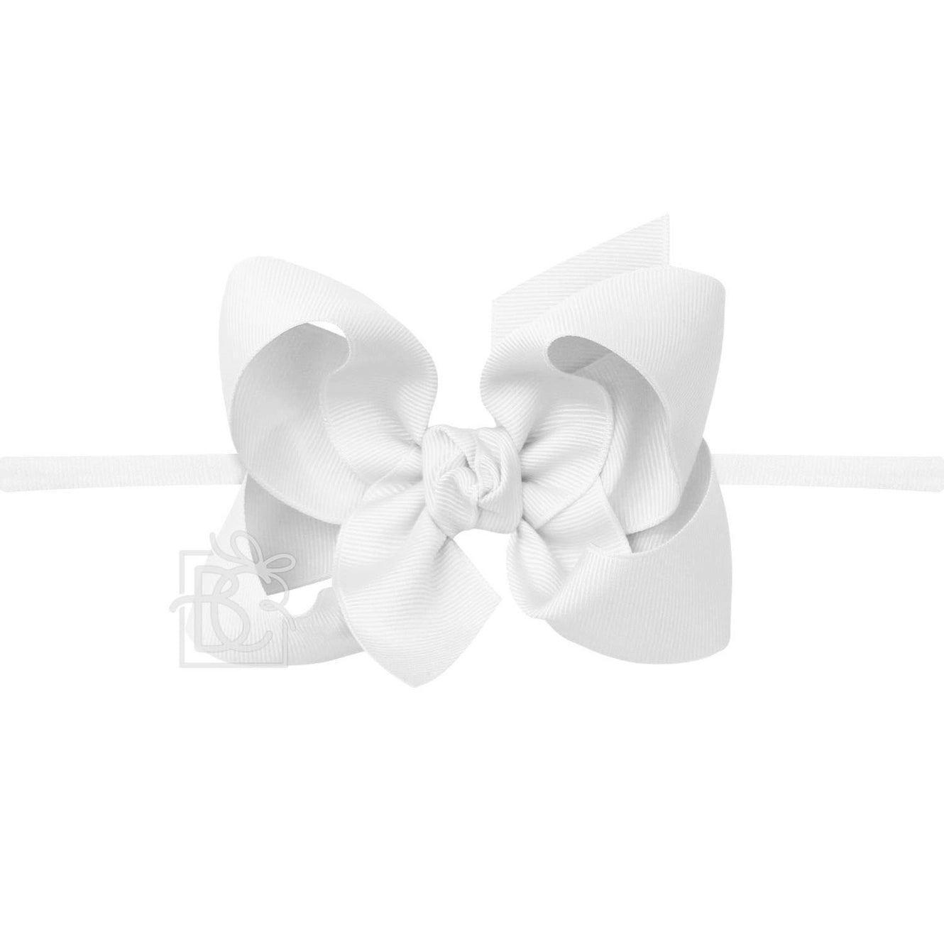 White Hair Bow